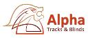 Alpha Tracks & Blinds logo